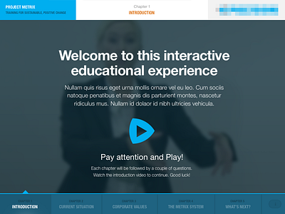 Interactive learning project