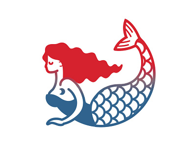 Mermaid Logo faded latina mermaid sexy girl sirena swimwear tattoo