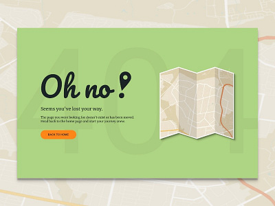 Daily UI 008 - 404 Page 404 challenge daily ui design map ui ui ux design ux