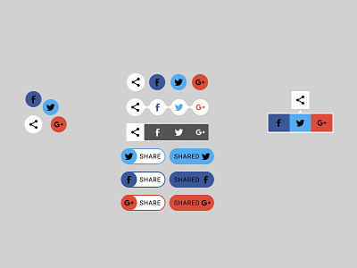 Daily UI 010 - Social Share buttons challenge daily ui design share social ui ui ux design ux