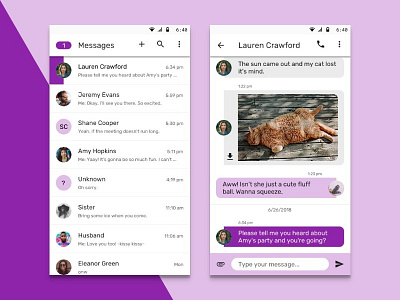 Daily UI 013 - Direct Messaging app challenge daily ui design messaging ui ui ux design ux