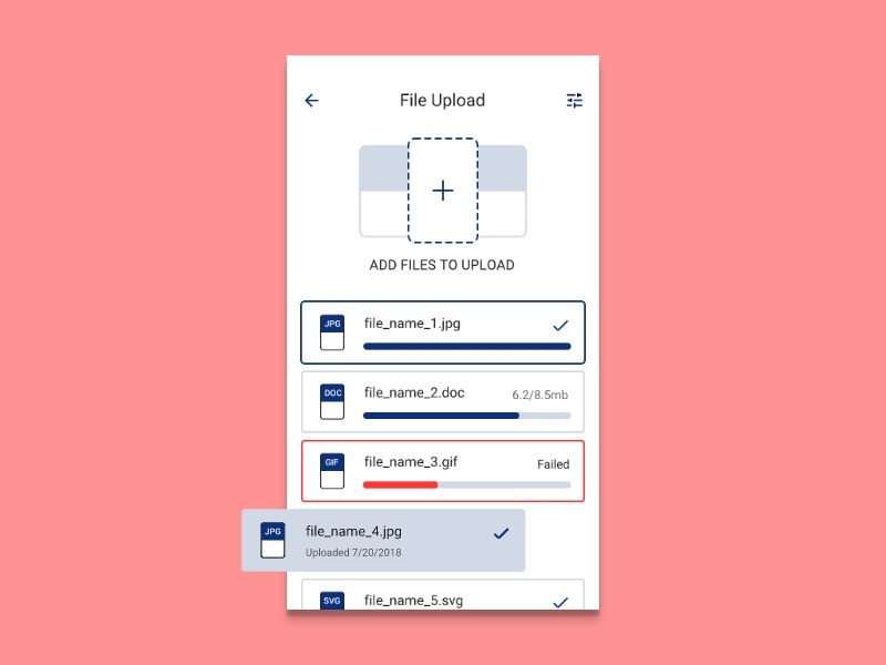 Ui files. UI UX file uploader. Upload file Design. Upload UI. File upload mobile UI.