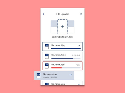 Daily UI 031 - File Upload app challenge daily daily ui design file mobile ui ui ux design upload ux