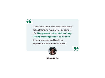 Daily UI 039 - Testimonial challenge daily ui design testimonial ui