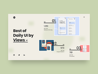 Daily UI 063 - Best Of