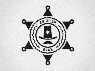 Deputy badge cowboy lasso logo mustache posse rope seal sheriff snake