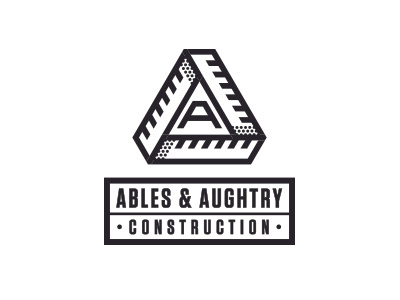 A&A a branding construction icon logo