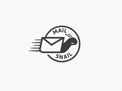 Snail II envelope identity logo postmark shell snail
