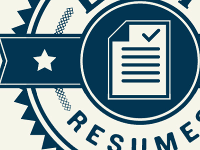 Check check circle diamond paper resume seal star