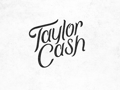 Taylor Cash Photography hand lettering identity lettering logo photography wordmark