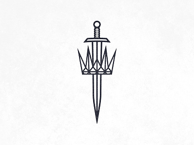 King and Country branding crown icon identity king knight logo sword warrior