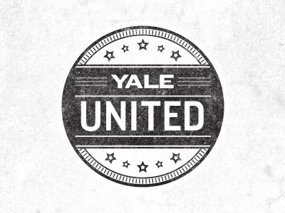 Yale United jmg mockup rejected seal stamp stroke typography