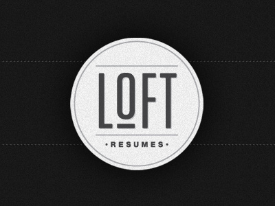Loft Logo branding loft logo texture