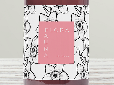 F&F Cosmetics Label brand branding illustration packaging packaging design