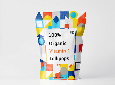 Lollipops package design bags colorful design product design
