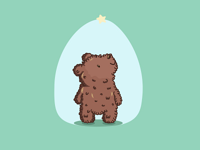 northern bear bear cute drawing illustration lovely