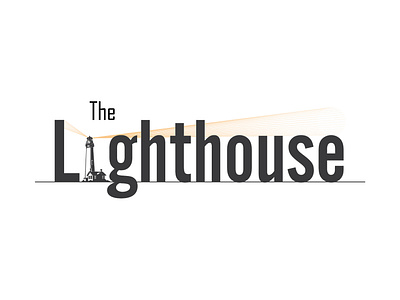 Lighthouse design illustraor illustration typography vecor