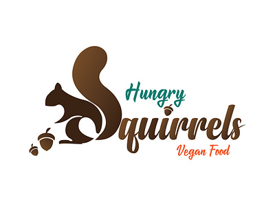 Hungry Squirrels adobe adobeillustrator design illustation illustraor squirrel type vector vector art vectorillustration vegan veganfood