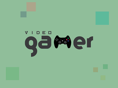 Video Gamer adobe adobeillustrator color design illustration illustrator joystick type vector vector art vectorillustration videogame videogamer