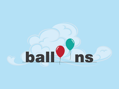 Balloons adobe adobeillustrator background balloons blue cloud color design illustrator reduce turquoise type vector vector art vectorillustration