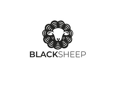 Black Sheep branding businessidentity dark design graphic design logo sheep