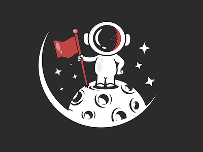 Planet RPG astronaut branding cartoon character creative game illustration logo mascot planet rpg stars universe