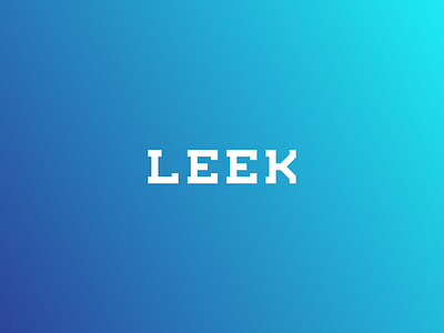 'Leek' Logo design