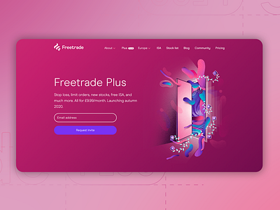 Freetrade Plus - Landing Page