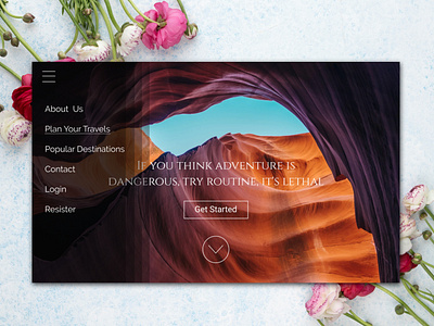 Travel Website UI