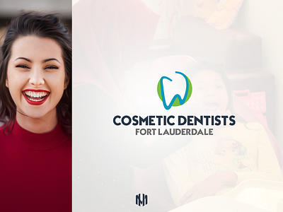 Cosmetic Dentists - Fort Lauderdale Logo Design branding dental dentallogo dentistlogo fiverr florida graphic design icon illustration logo logoart logodesign logodesigner monogram upwork usa vector