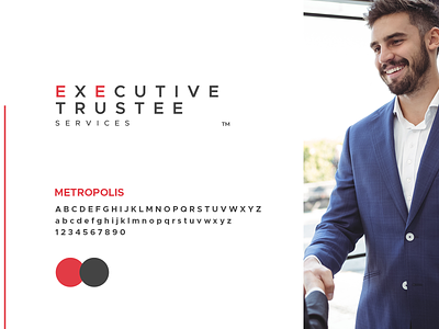 Executive Trustee Services Logo branding businessservice design executive illustration logo logodesign management minimalist service typography vector