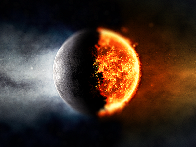Evolving Moon & Sun (Photo Manipulation)
