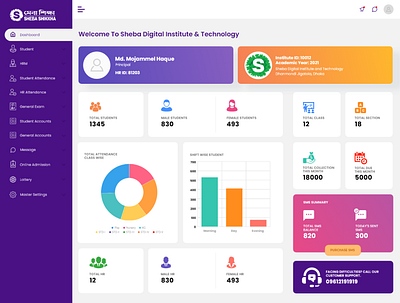 Sheba Shikkha Dashboard Design branding dashboard design educationsystem graphic design saas ui ux web webdesign