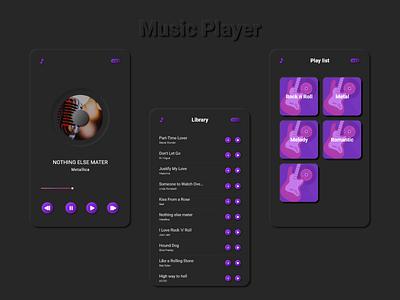 NueMorphic Music Player