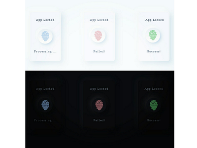 Fingerprint Scanner Light & Dark mode