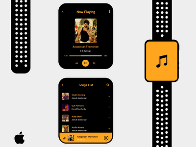 Music watch app
