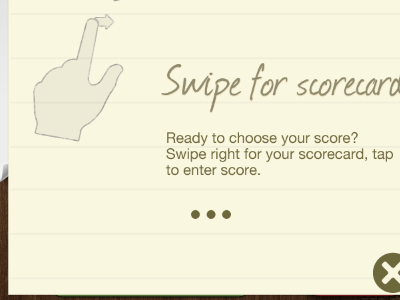 Swipe in Click game ios iphone swipe touch ui