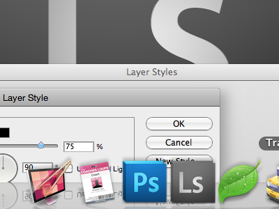 Layer Styles CS5 Icon and Fluid coaches loupe coucheslouperip layer styles mac photoshop