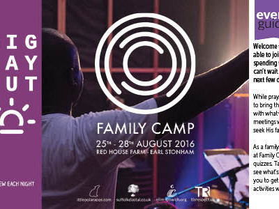 Family Camp 2016 Programme Cover