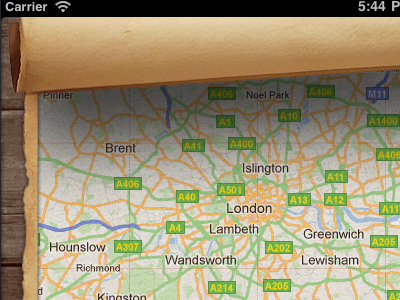 Heritage App Map UI