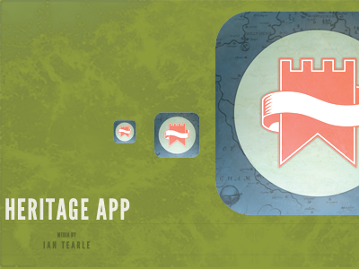 Heritage App app icon iphone logo