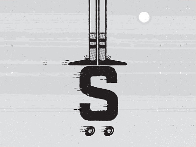 "S"kate illustration typography