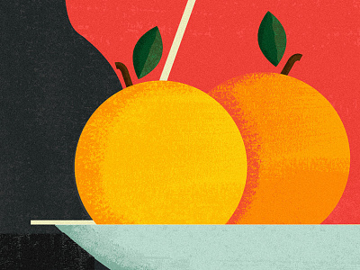 Orange you glad I didn't title this Banana artwork commercial design food fruit illustration project