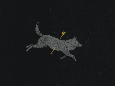 Hunt or Be Hunted animal band design design studio graphic design icon illustration music print symbol vintage wolf