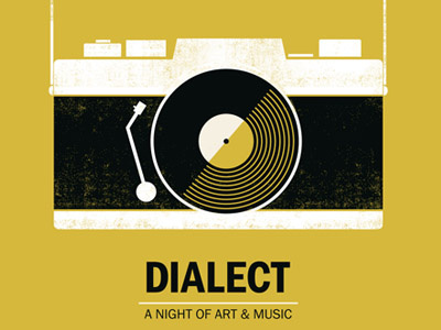 Dialect Flyer (Front) flyer iillustration