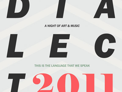 Dialect design flyer