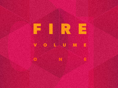 Fire 3 album design graphic design print typography
