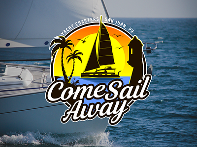 come sail away branding logodesigns script font