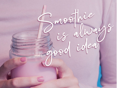 Smoothie branding classy font quotes roseliya font script font typography