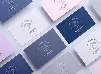 The Astronomy Roadshow brand identity branding branding and identity branding and logo branding concept business cards concept galaxy moon stars universe wanders of the sky